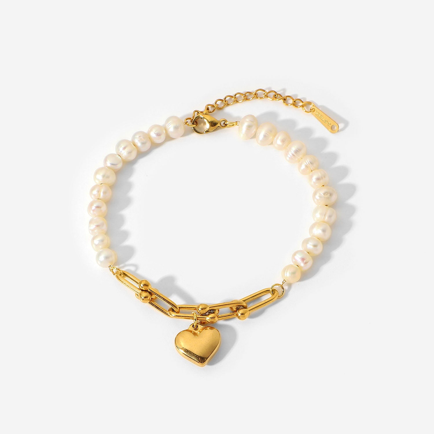 ChloBo Gold Iconic Initial Bracelet - Letter H