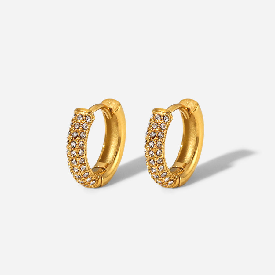 Double Hoop Earrings - Scarlett